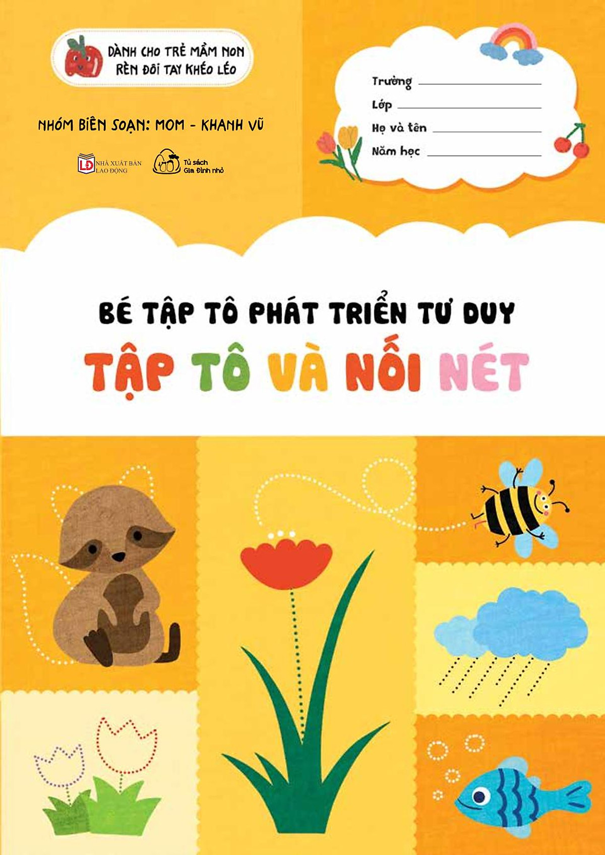 Sách Muki - Bé Tập Tô Phát Triển Tư Duy: Chủ Đề Tập Tô - Tập Viết