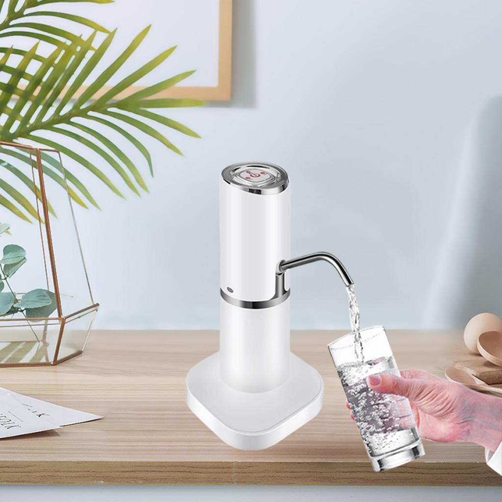 Water Bottle Pump Intelligent Quantitative USB Charging for Camping