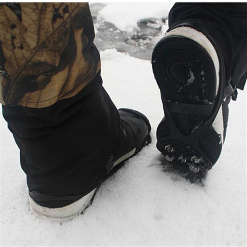 Anti skid shoe cover snow land five teeth country shoe nail children ski road anti falling ice grab shoe cover chain