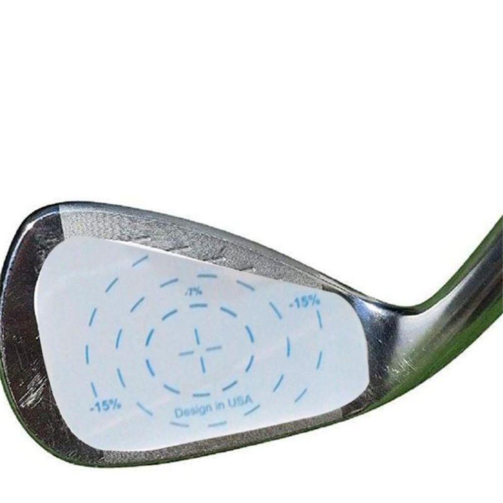 Nhãn hỗ trợ đào tạo golf Golf Driver Impact Băng Băng nhãn Golf Impact Stickers cho các putters và gỗ đào tạo rèn luyện Color: White-1pc