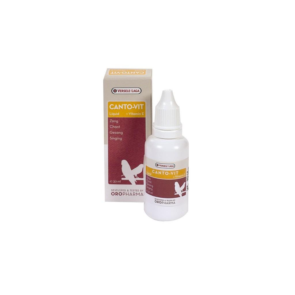 Vitamin kích hót dành cho chim cảnh Versele-Laga Oropharma Canto-Vit Liquid dạng nước - Nguyên chai 30ML