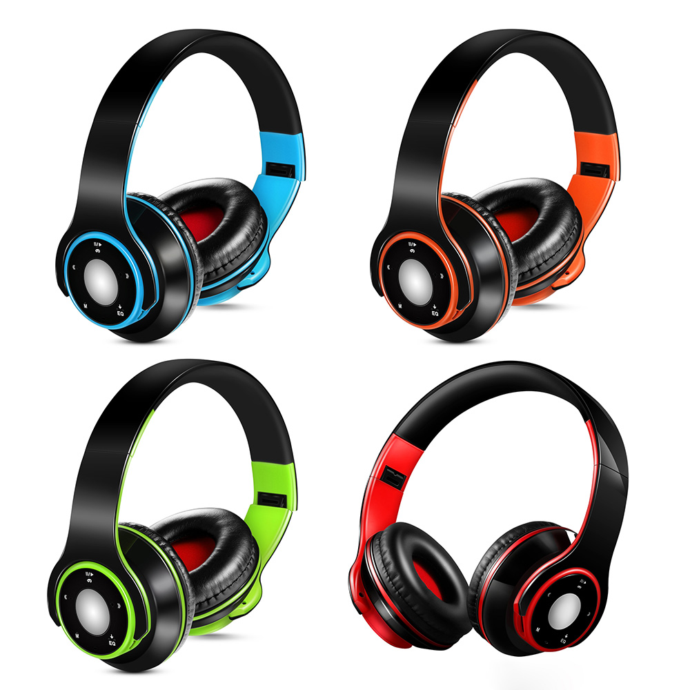 Tai Nghe Không Dây SG-8 Bluetooth 4.0 Âm Thanh Nổi EDR Có Thẻ TF Đài FM Có Thể Gập Lại