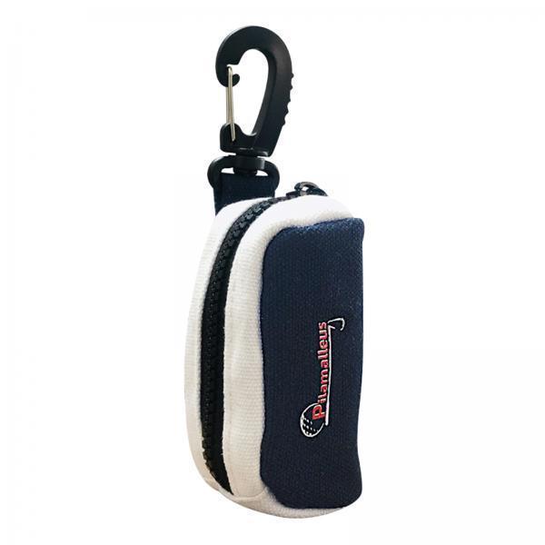 2x Professional Golf Ball Bag Pouch with Zipper Accessories Outdoor  Pocket Carrying Organizer