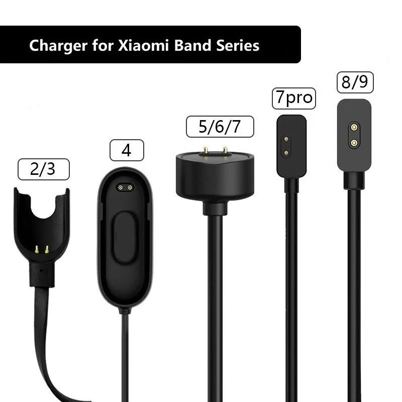 Dây Cáp Sạc Từ Tính cho Đồng Hồ Xiaomi Mi Band 5/ Mi Band 6/ Mi Band 7 - Hàng Nhập Khẩu