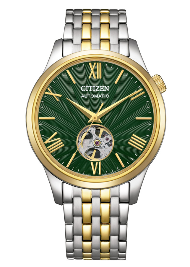 Đồng Hồ Nam Citizen Automatic Dây Thép Không Gỉ NH9134-83X - Mặt Xanh (Sapphire)