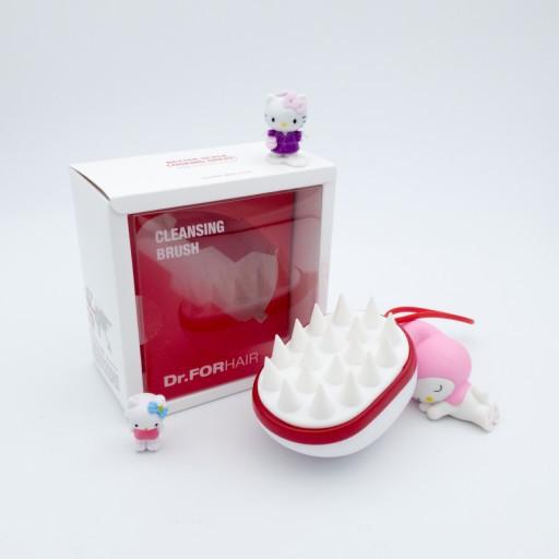 Lược gội đầu Silicon hỗ trợ giảm rụng tóc làm sạch da đầu lưu thông tuần hoàn máu Dr.FORHAIR Cleansing Brush