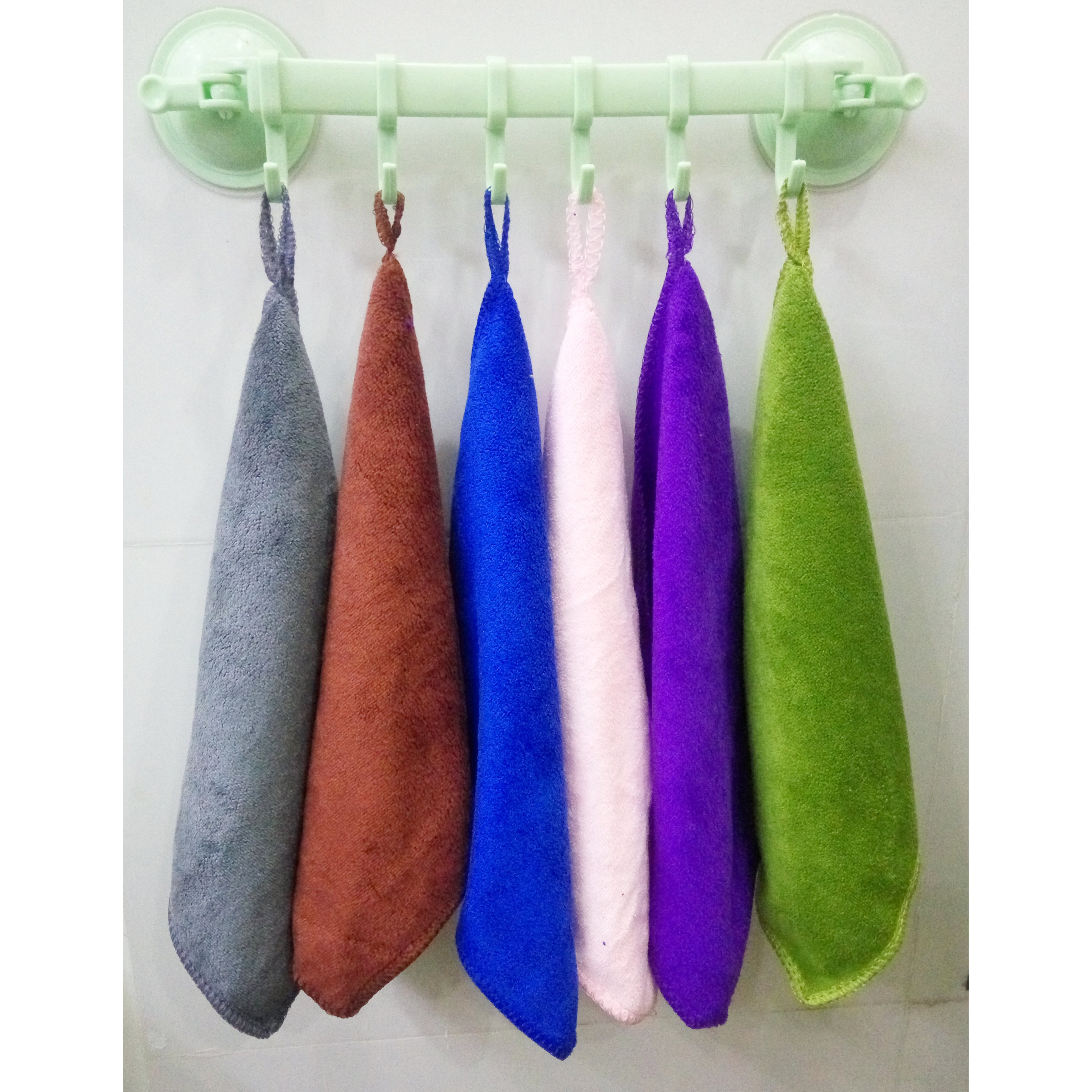 Bộ 15 khăn đa năng lau kính, lau bàn ghế, lau cửa KT 25x25cm