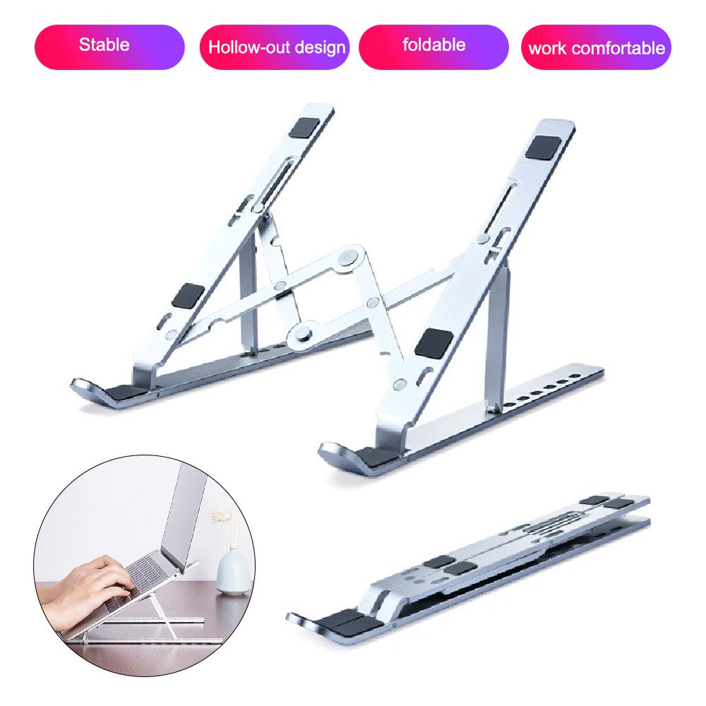 Giá đỡ máy tính xách tay siêu mỏng có thể điều chỉnh 7 cấp Độ gập lại được