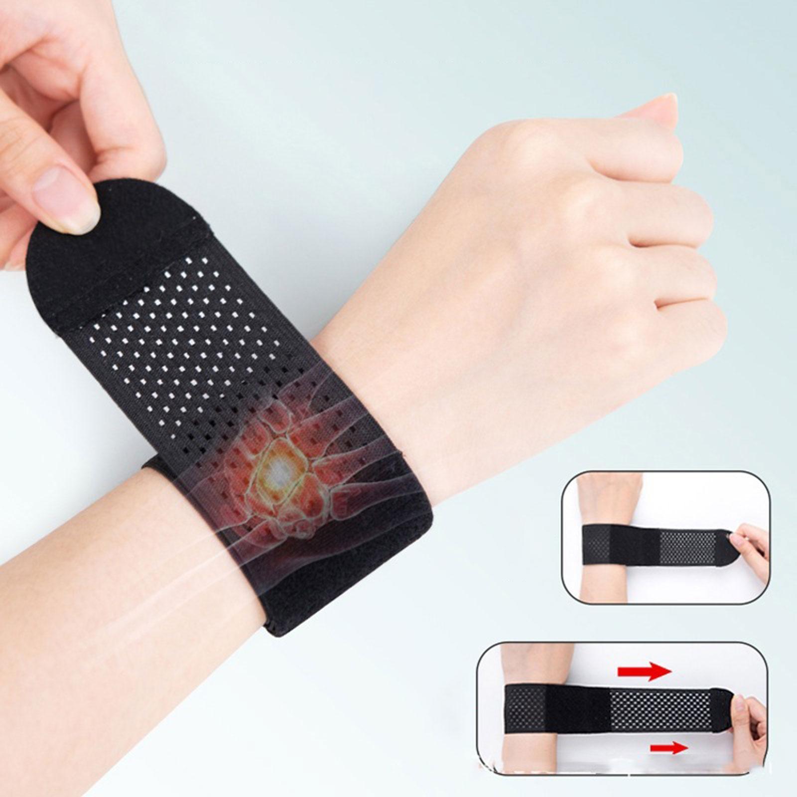 Wrist Compression Brace, Wrist Sleeve Support, Lightweight Adjustable Wrist Band, Compression Wrist Strap, for Fitness Men Women Gym