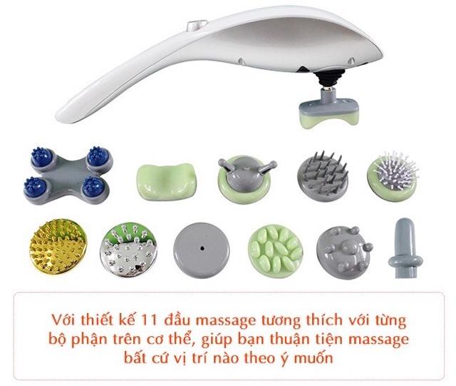 Chính hãng Ayosun- Máy massage cầm tay 11 đầu Ayosun Hàn Quốc