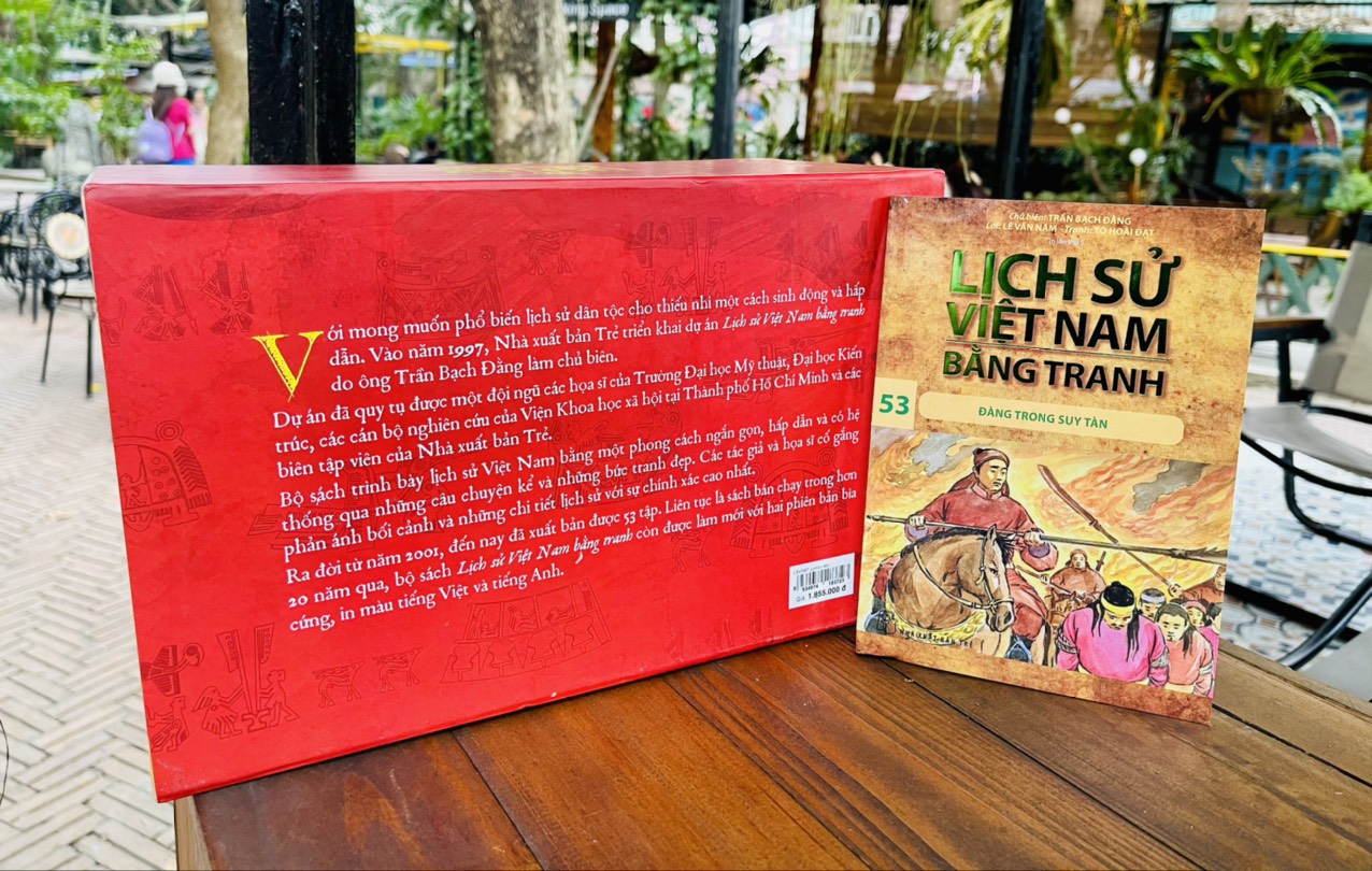 (Boxset trọn bộ 53 tập) LỊCH SỬ VIỆT NAM BẰNG TRANH - Trần Bạch Đằng chủ biên – bìa mềm