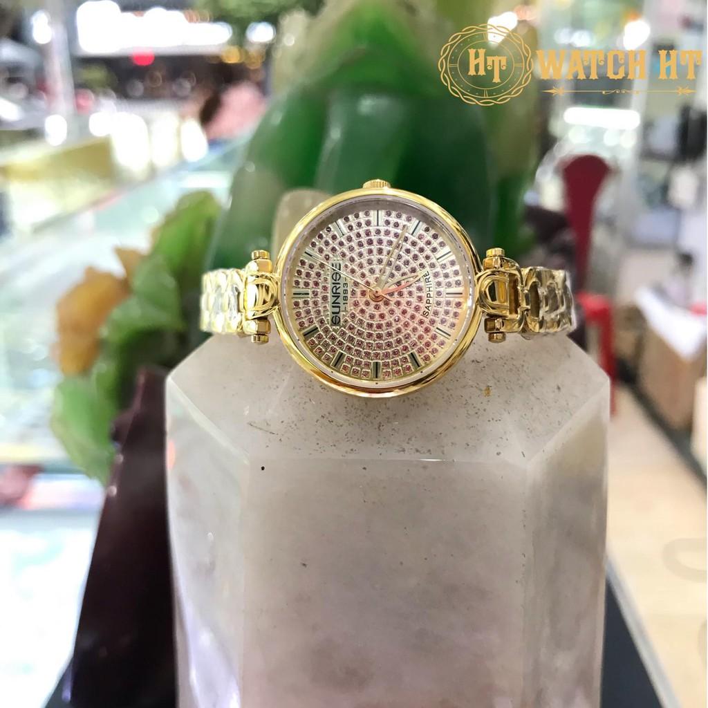 Đồng hồ nữ SUNRISE 9970SA full hộp chính hãng, kính Sapphire chống xước, chống nước