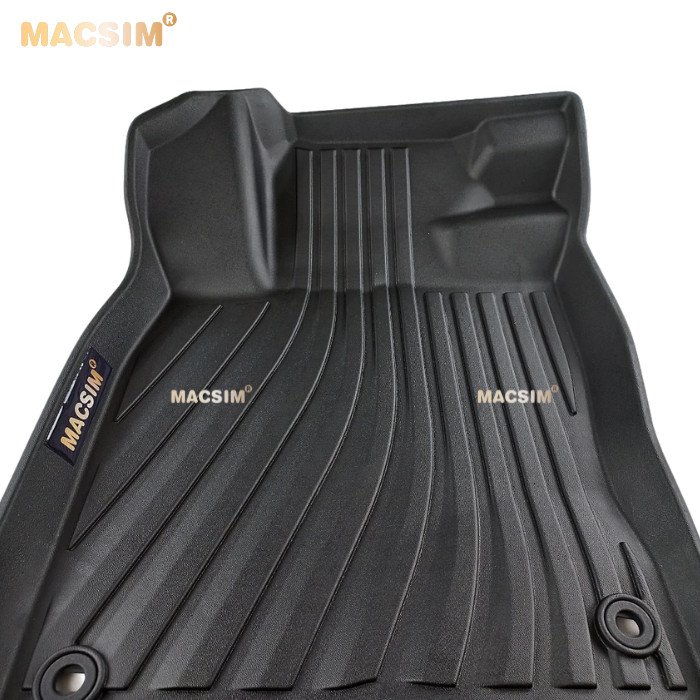 Thảm lót sàn xe ô tô Honda Civic TC 2022+ Nhãn hiệu Macsim chất liệu nhựa TPE cao cấp màu đen
