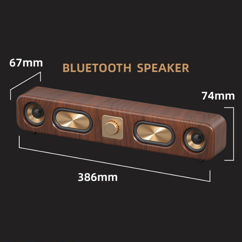 Loa Sound Bar không dây Bluetooth E3404 cho máy tính, laptop, điện thoại, máy tính bảng hàng nhập khẩu