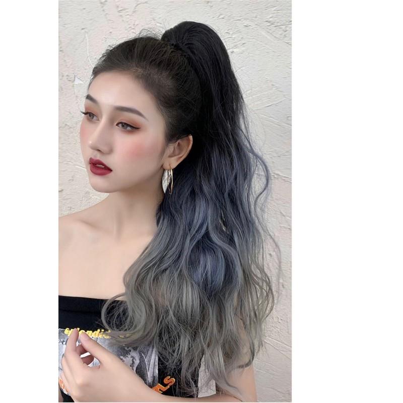 Tóc giả ngoặm xù kẹp ombre 3 màu