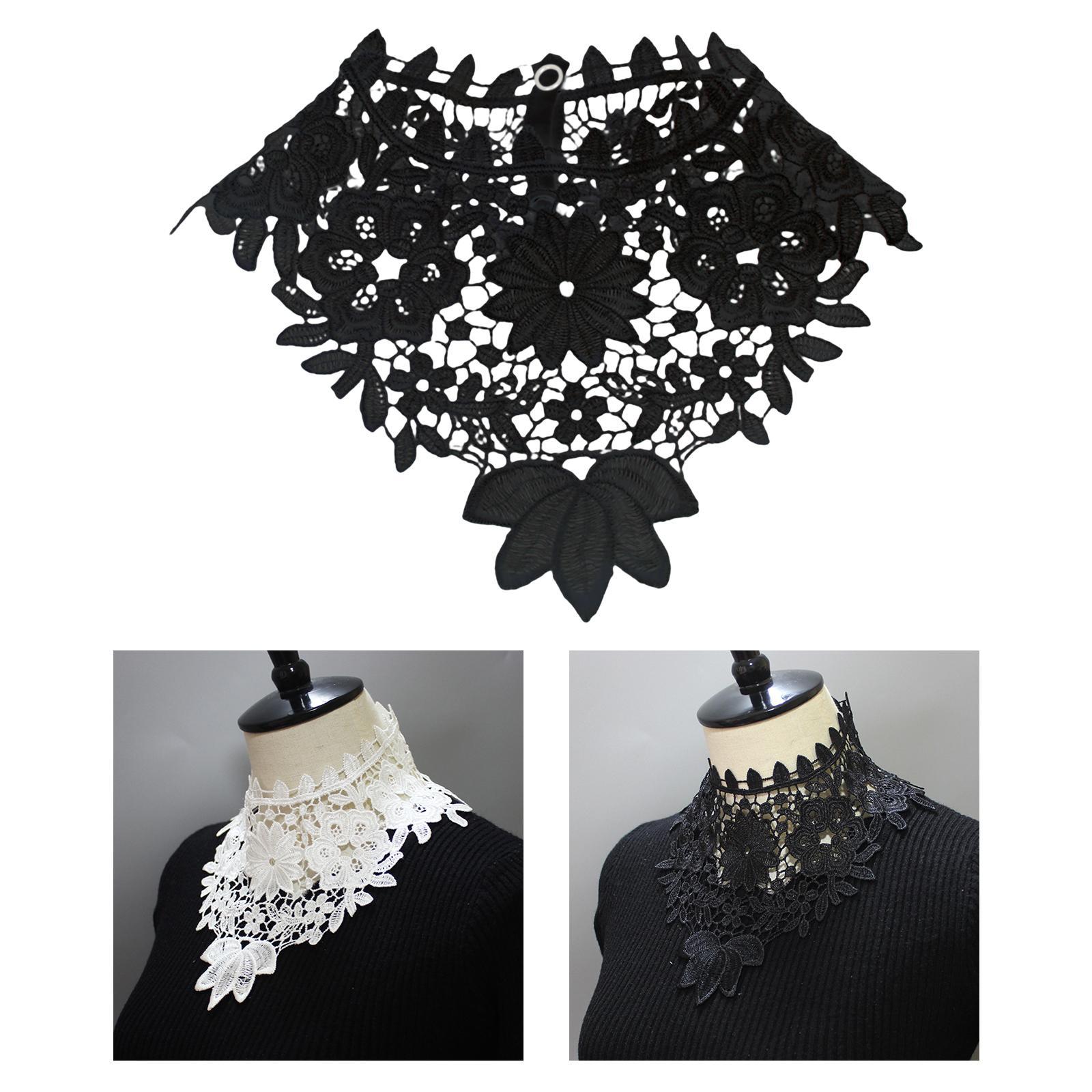Shirts Fake Collar Blouse False Collar Shirts Costume Collar for Women Girls