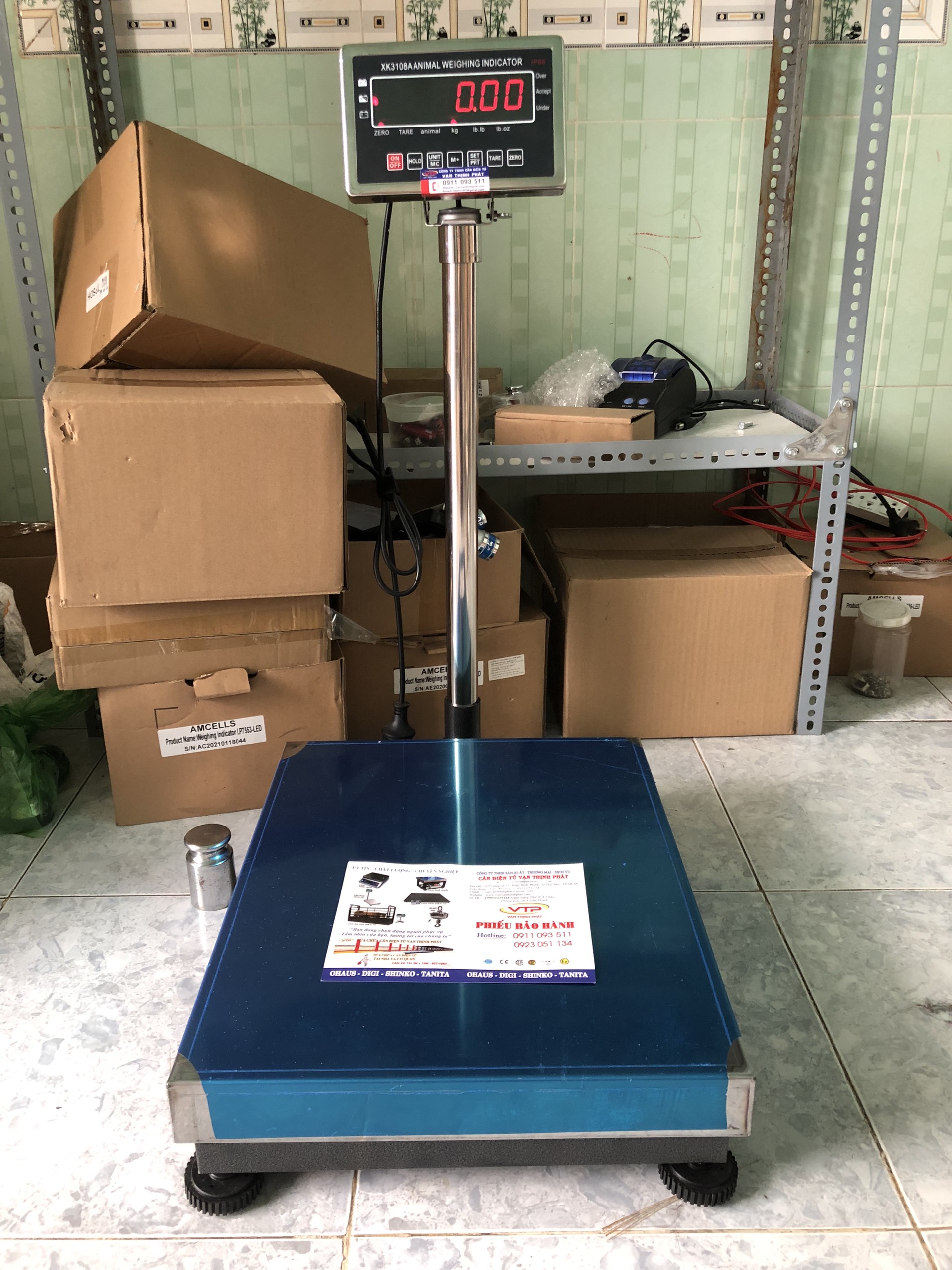 Cân Bàn Điện Tử JWI-520 100 KG