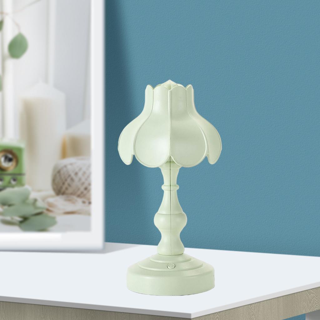 Desk Night Lamp Table Lamp European Lotus Small Night Light for Living Room Bedrooms Bedside Coffee Room