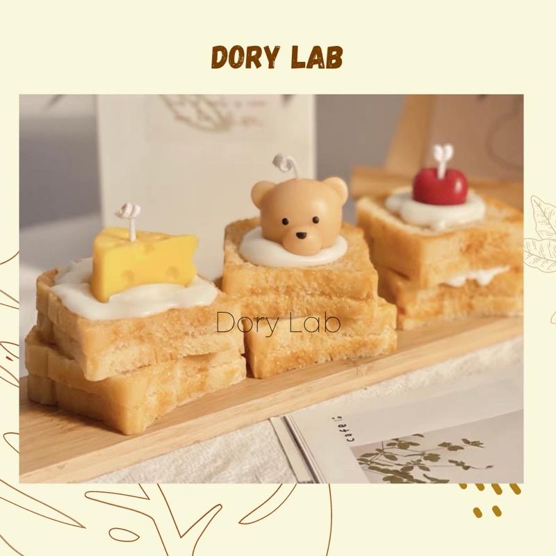 Nến Thơm Bánh Mì Sandwich 2 Lớp Mix Topping Nhiều Mẫu Handmade, Phụ Kiện Trang Trí - Dory Lab