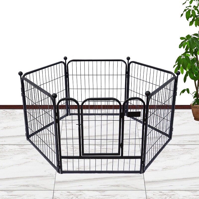 Chuồng Quây Chó Lớn - Nan Ống Siêu Dày Cap cấp - Gồm 6 tấm ghép 60&60 hoặc 70*80cm