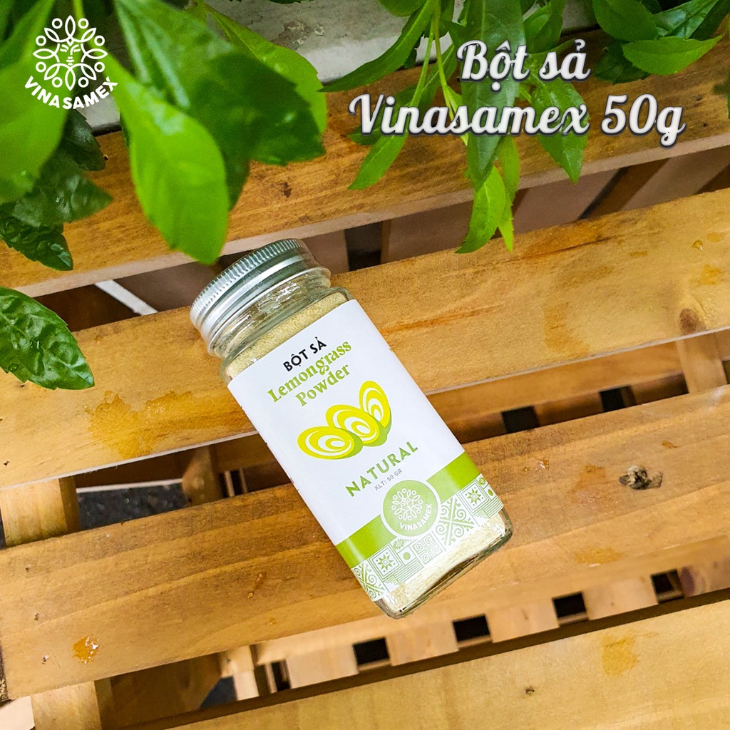 Bột sả hữu cơ Vinasamex 50g - Vinasamex Organic Lemongrass Powder 50g