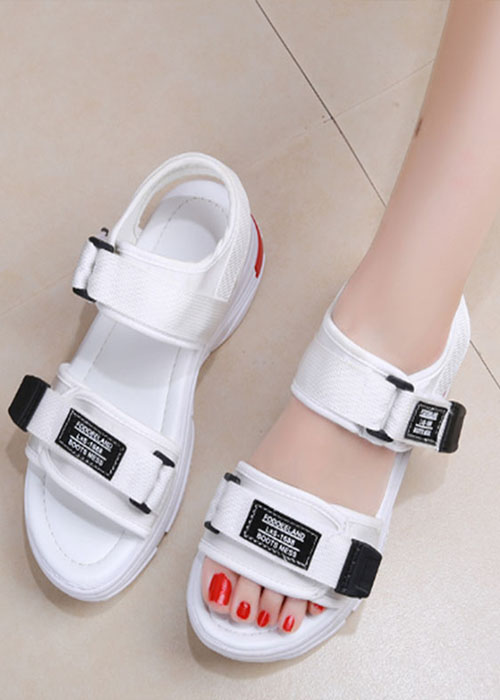 Sandals Nữ Dép Quai Hậu Nữ Kiểu Dáng Để Đỏ Tăng Chiều Cao