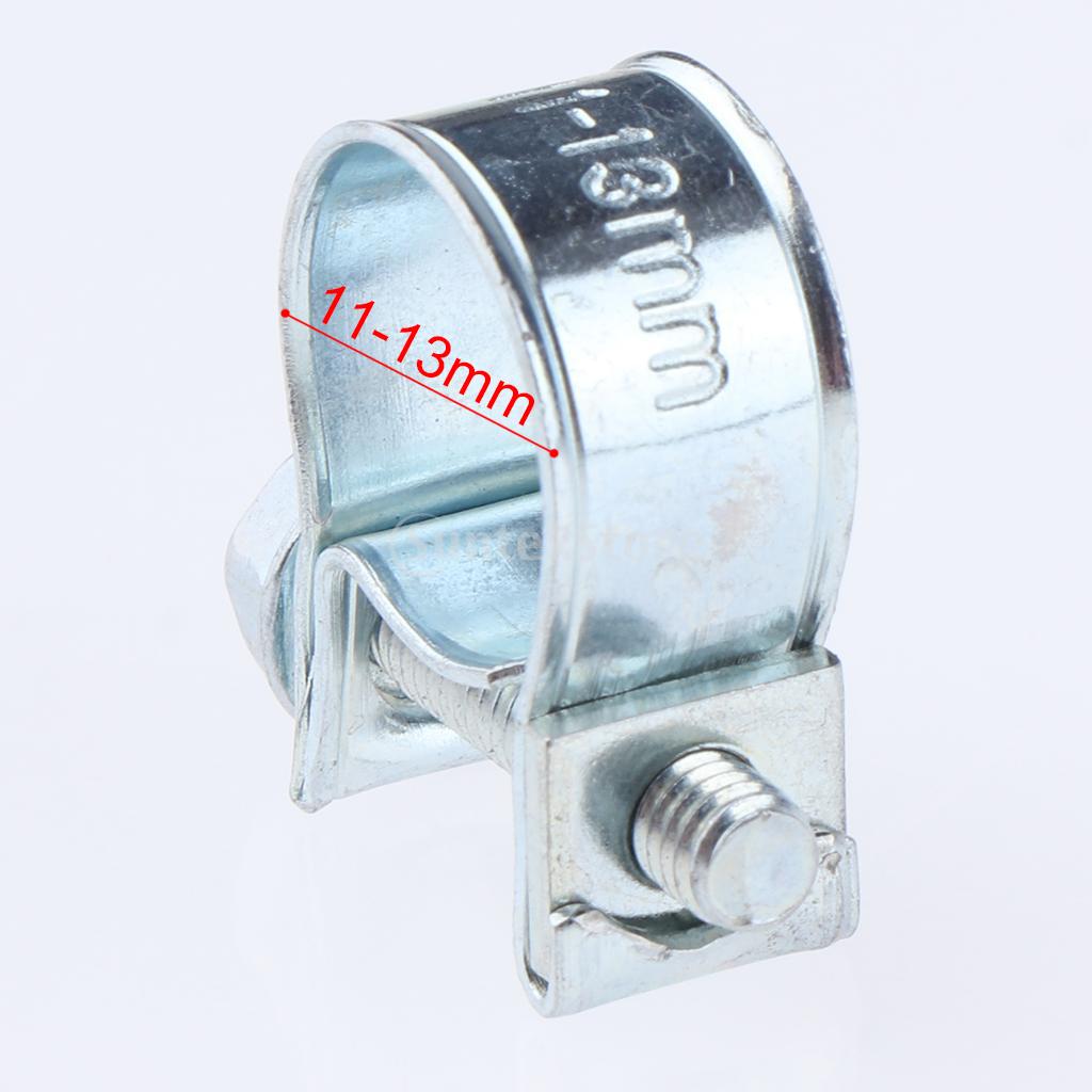 20x Spring Hose Pipe Clips Clamps Fuel Water Line Worm Clip Ø 11 - 13mm