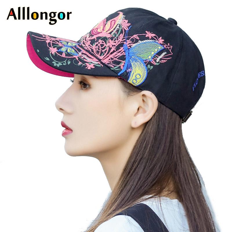 Mũ mùa hè 2023 Snapback hip hop nữ mũ bóng chày mũ in hoa thêu bông casquette femme gorras trắng Color: Rose Red Size: Adjustable