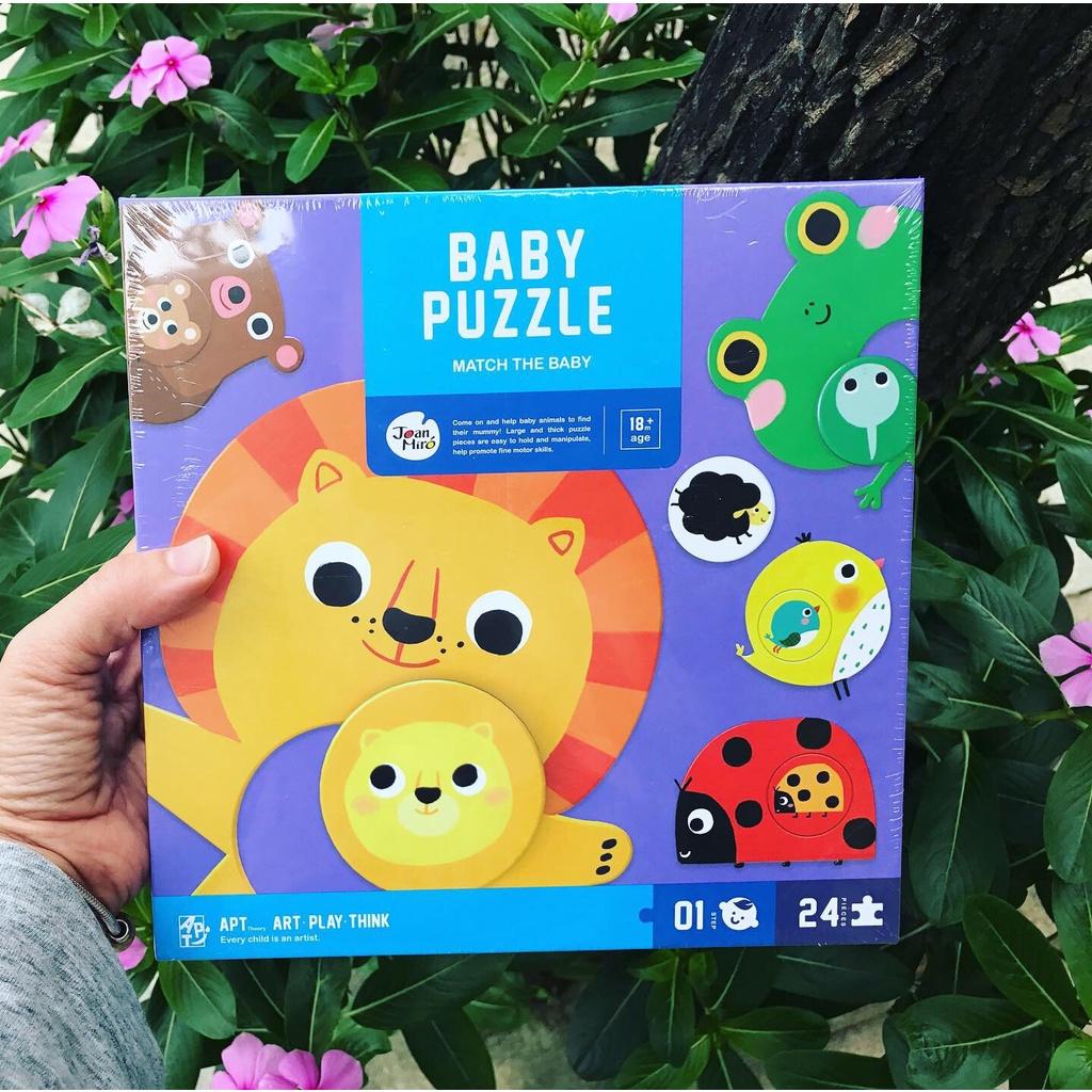 ️ĐỒ CHƠI XẾP HÌNH️ BABY PUZZLE GHÉP HÌNH 2 MẢNH ĐẦU ĐỜI 24 CHI TIẾT PHÙ HỢP CHO BÉ TỪ 1.5Y