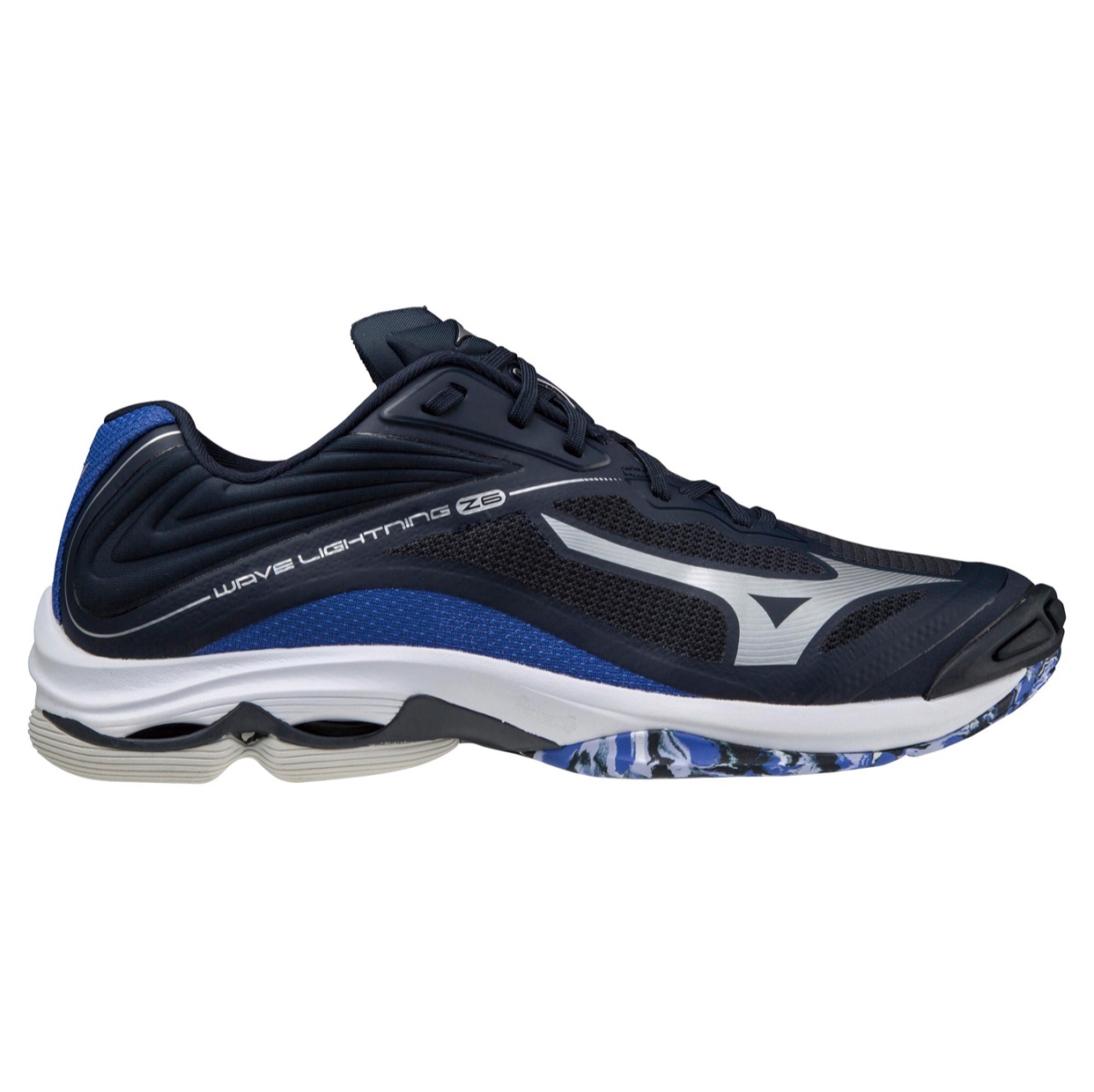 Giày bóng chuyền MIZUNO V1GA200502 WAVE LIGHTNING Z6 MID giày bóng chuyền cầu lông dành cho nam mẫu mới - tặng tất thể thao bendu chính hãng