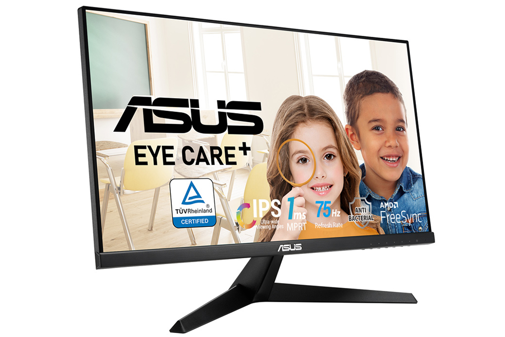 Asus LCD VY249HE/23.8&quot;F/1ms/75Hz/250cd2/Cáp HDMI/Đen - Hàng chính hãng