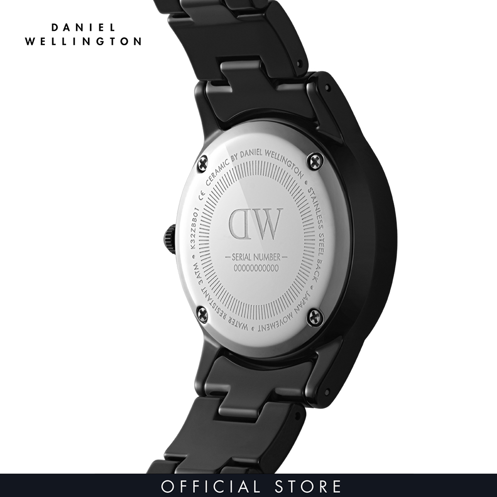 Đồng hồ Daniel Wellington dây ceramic - Iconic Ceramic đen
