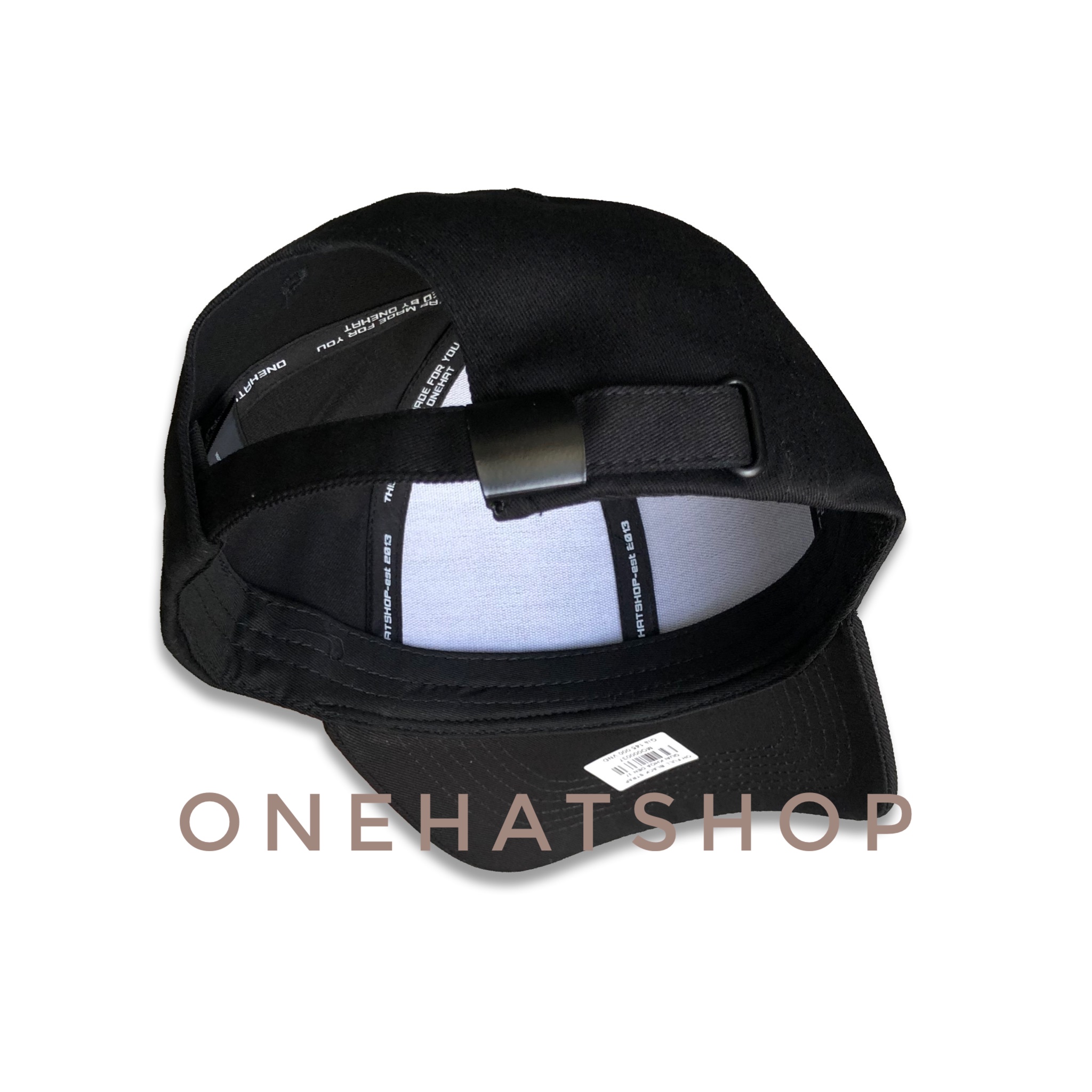 Nón lưỡi trai trơn đen Brand One Hat