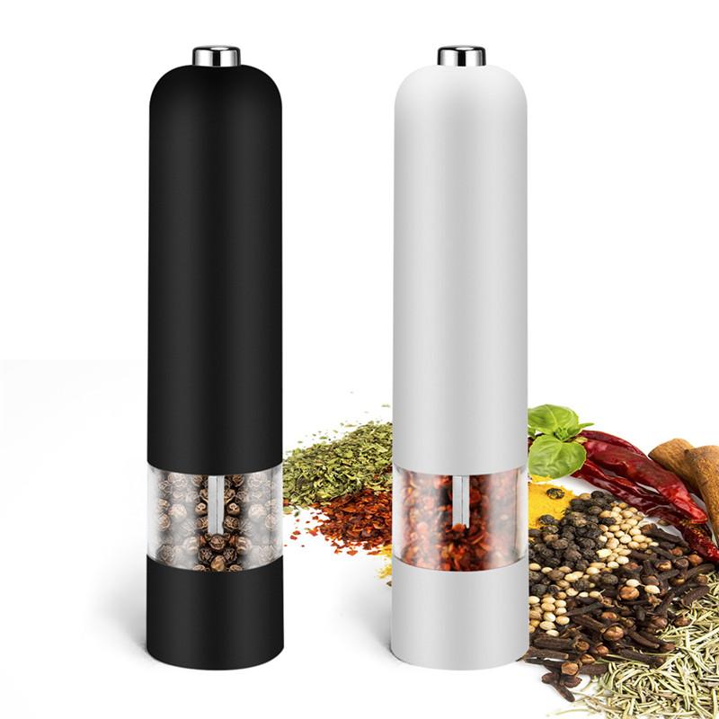 Thép Không Gỉ Điện Gia Vị Máy Xay Hạt Tiêu Máy Xay Muối Và Hạt Tiêu Xay Máy Xay Nhà Bếp Công Cụ Phụ Kiện Cho Nấu Ăn