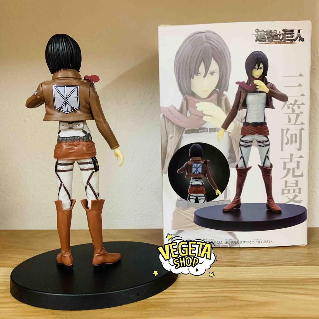 Mô hình Attack On Titan - Mikasa Ackerman - Mikasa trong trang phục Trinh sát binh đoàn - Fullbox 16cm - Đại chiến titan