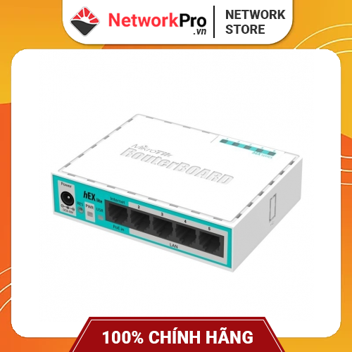 Router MikroTik RB750Gr3 Hàng Chính Hãng - Cân bằng tải 100 thiết bị