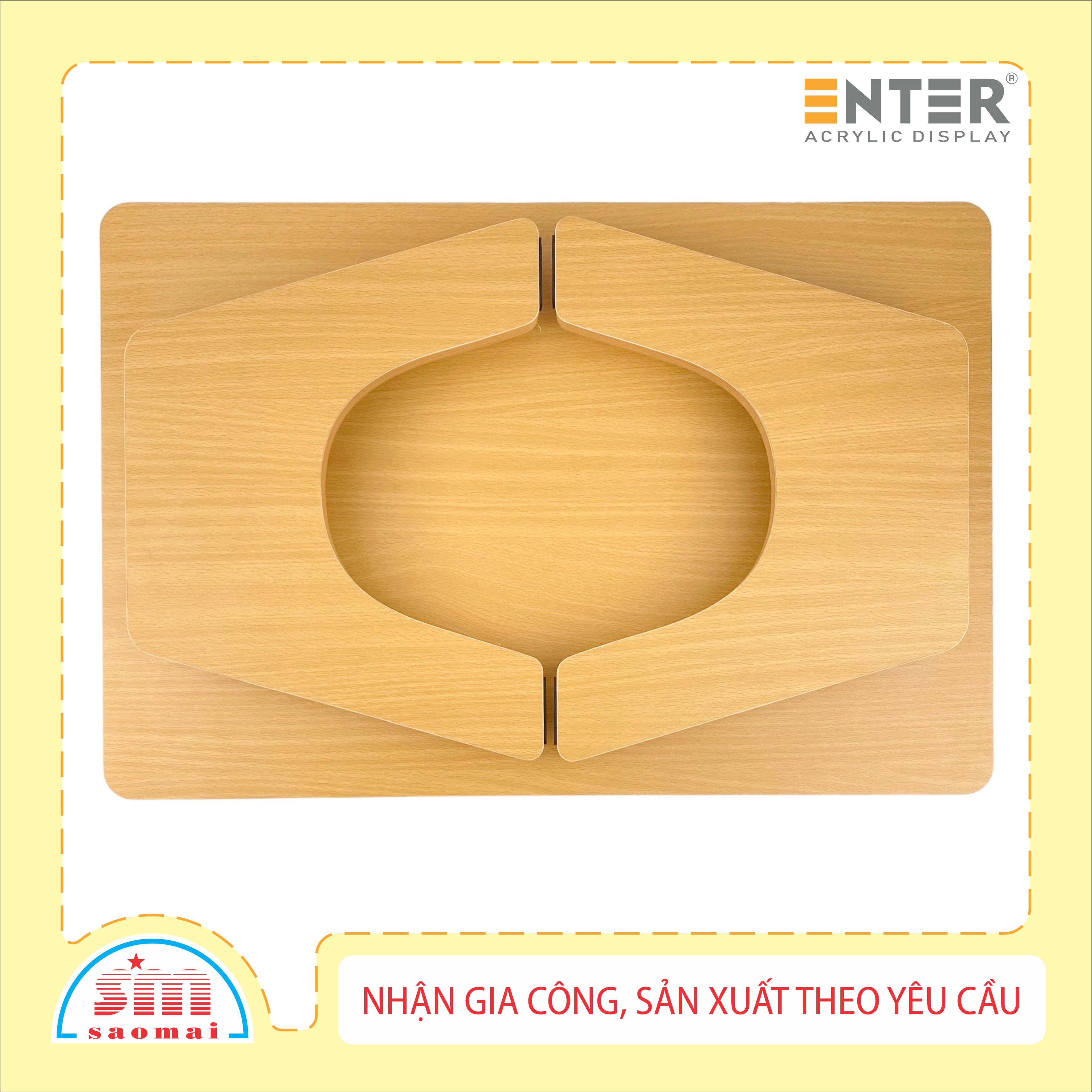 Bàn học / bàn gỗ xếp Enter BG101 60x40x28cm