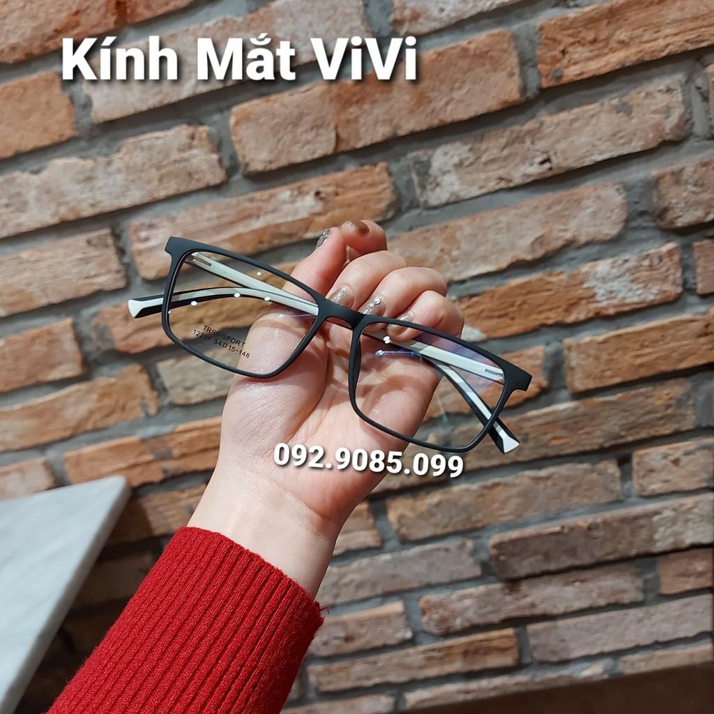 Gọng kính cận dáng vuông cao cấp - Kính Mắt ViVi - Nhận Cắt : Cận - Viễn - Loạn