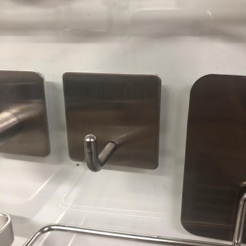 Móc inox 304 dán tường