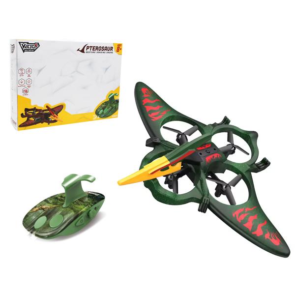 Đồ Chơi Siêu Drone Điều Khiển Từ Xa Khủng Long Pterosaur - Vecto VTX78/GR - Màu Xanh Lá