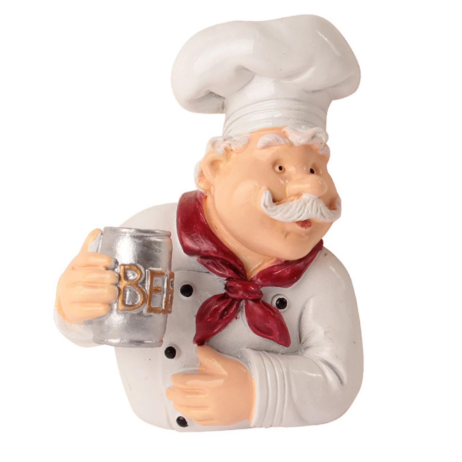 Chef Pattern Cable Clip Hook Wire Management Creative Self Adhesive Hanger