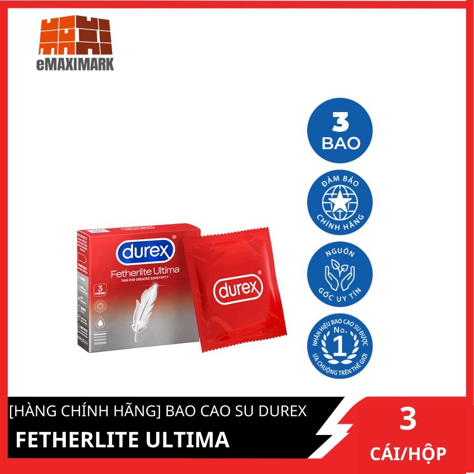 Combo 2 Bao cao su Durex Siêu mỏng Fetherlite (Đỏ) Hộp 12 cái