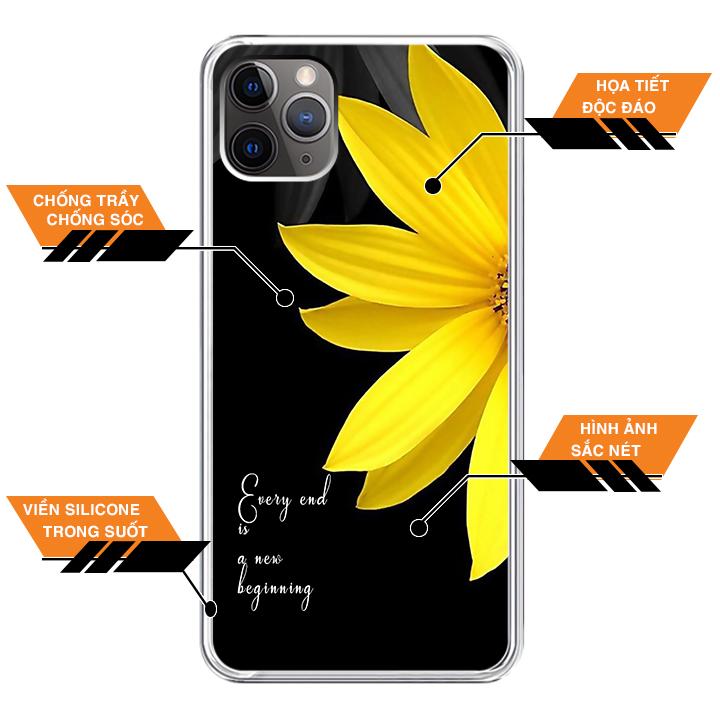 Ốp lưng dẻo cho điện thoại Iphone 11 Pro Max - 0037 DAISY01 - Hàng Chính Hãng
