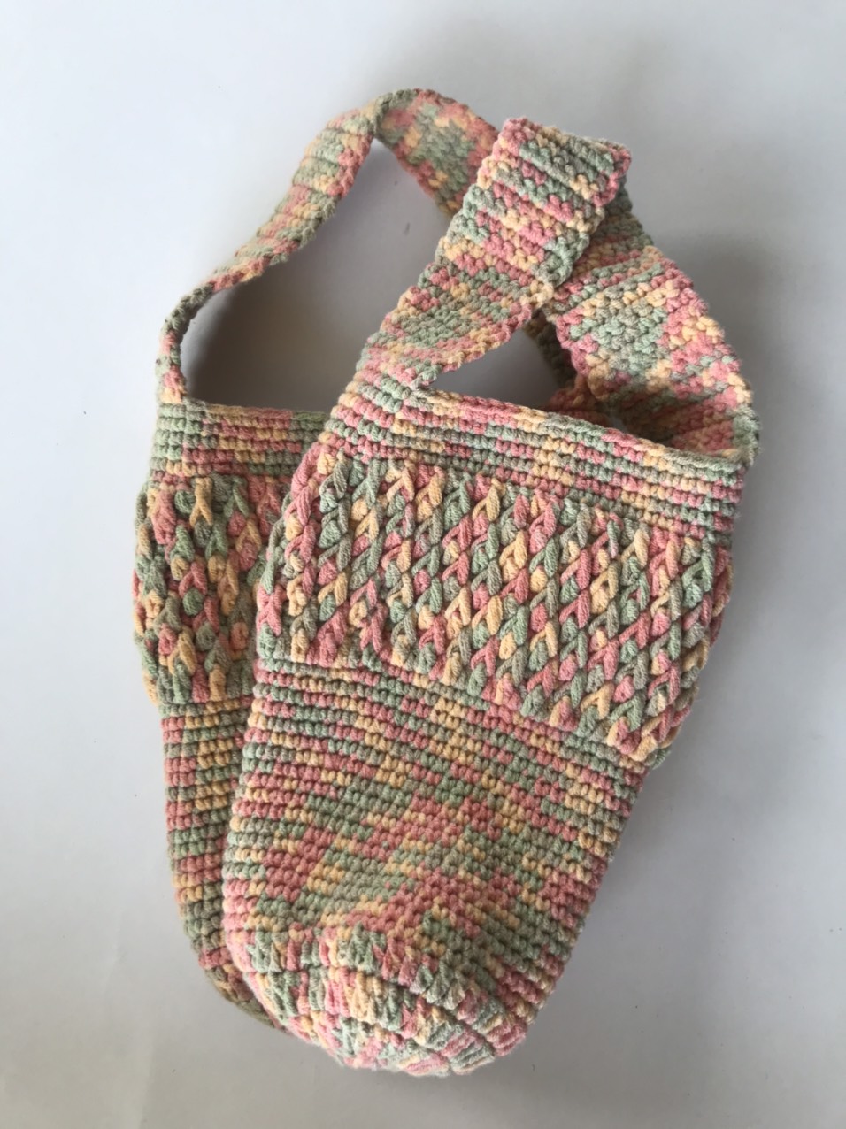 TÚI XÁCH LY GIỮ NHIỆT HANDMADE LEN MÀU HỒNG