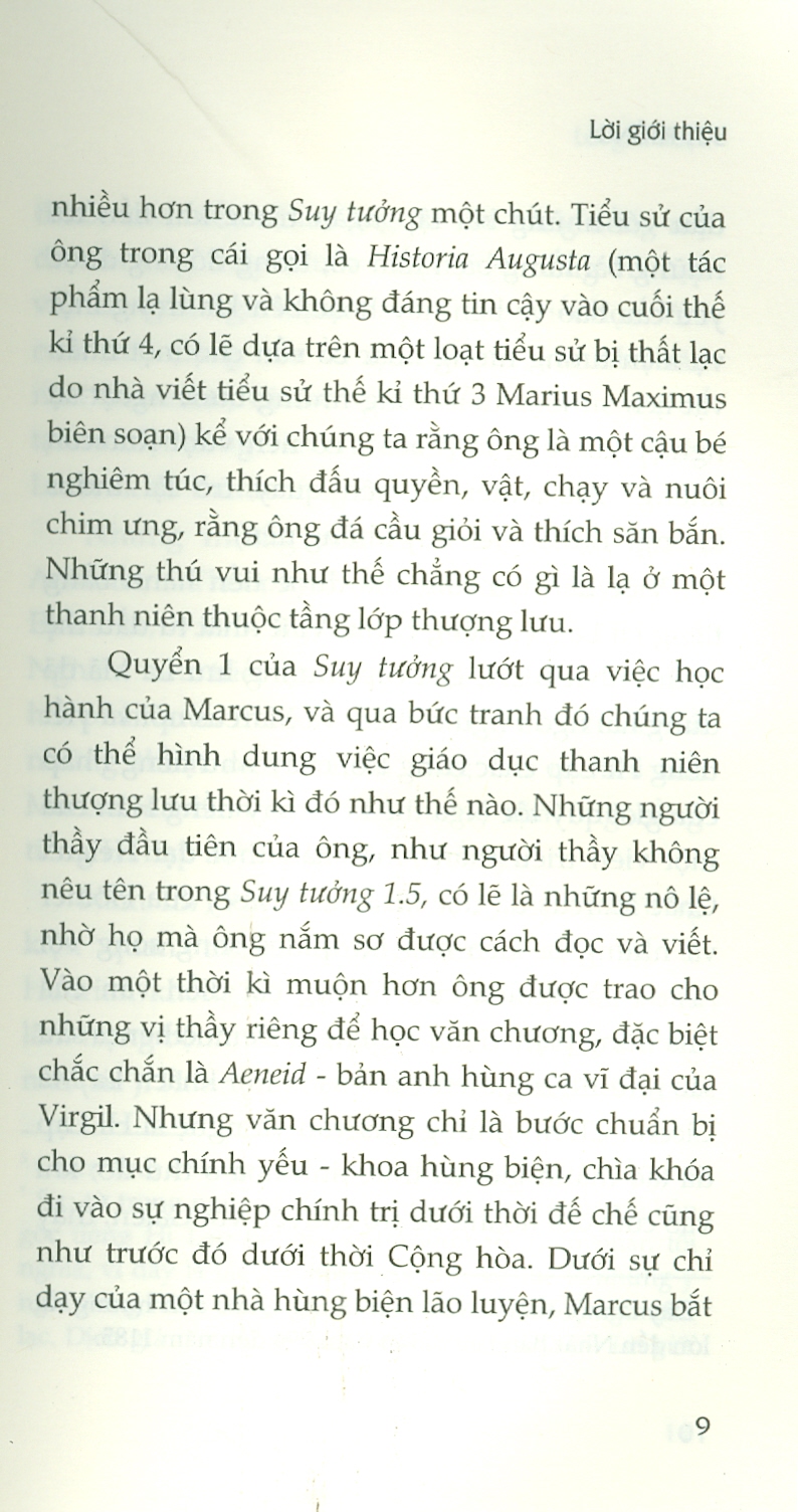 Suy Tưởng - Marcus Aurelius Antoninus (Tái bản năm 2024)