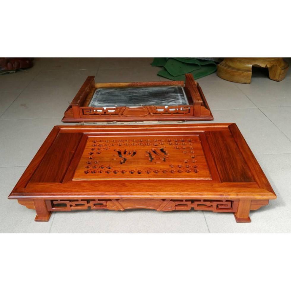 Khay Trà Gỗ Hương - Khay trà tần gỗ hương - Khay trà chữ nhật