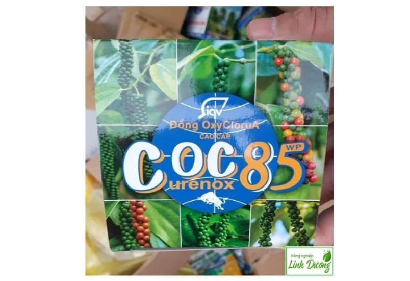 2 GÓI CURENOX OC 85 WP - PHÒNG TRỊ NẤM BỆNH, DIỆT VI KHUẨN, TĂNG CƯỜNG THÊM VI LƯỢNG ĐỒNG GIÚP CÂY PHÁT TRIỂN TỐT, TĂNG NĂNG SUẤT VÀ CHẤT LƯỢNG