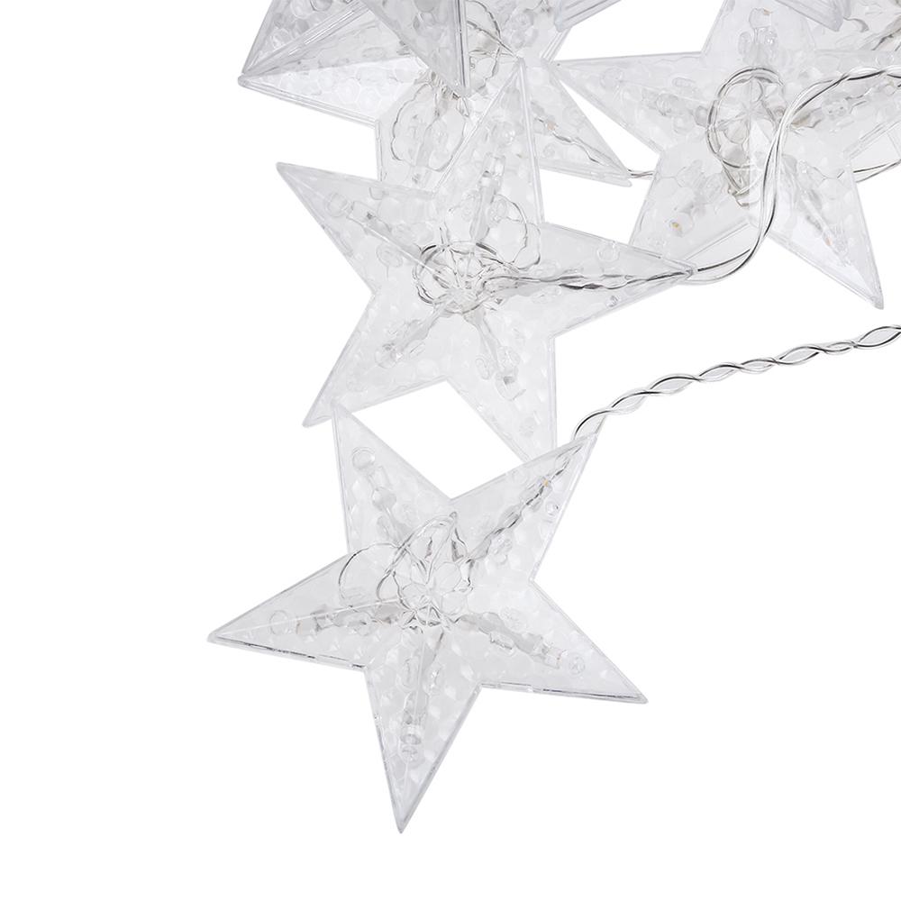 3-M 138 L-EDs Star String Light Home Curtain Decoration Christmas Holiday Party Flashing Light