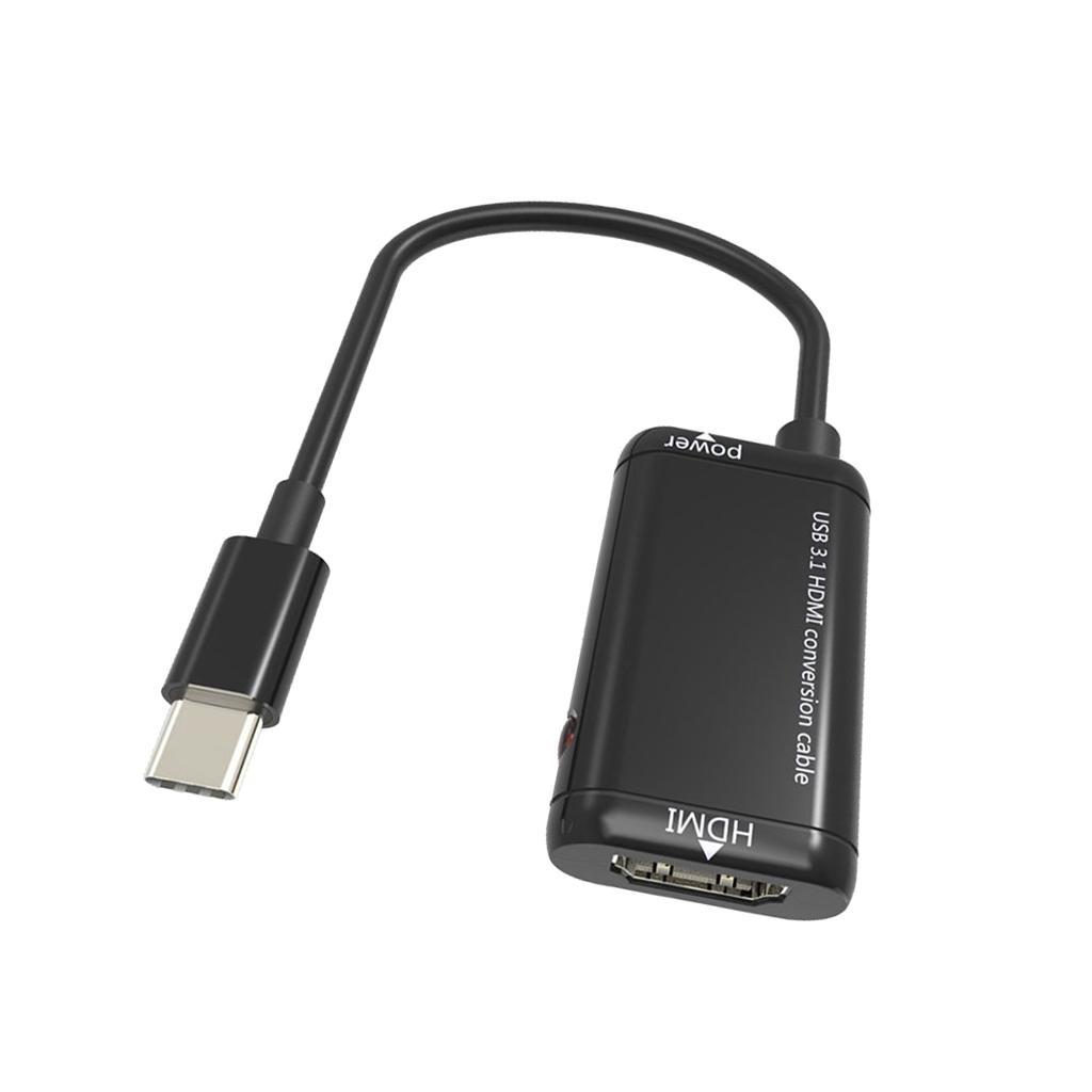 USB-C Type C USB 3.1 Male to   Female HDTV 1080p Adapter Cable Lead Cord