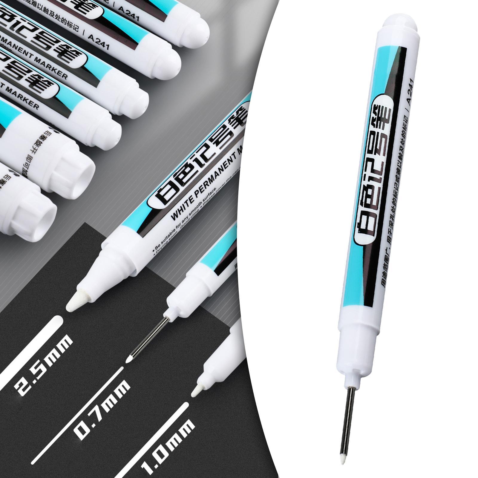 Multipurpose White Markers Paint Pen Glass Drawing Bathroom Foam Carpenter Marker Pen